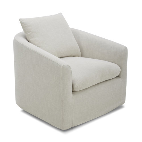 Menta Upholstered Swivel Barrel Chair & Reviews Joss & Main